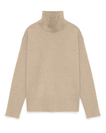 Turtleneck Classic Sweater Oat
