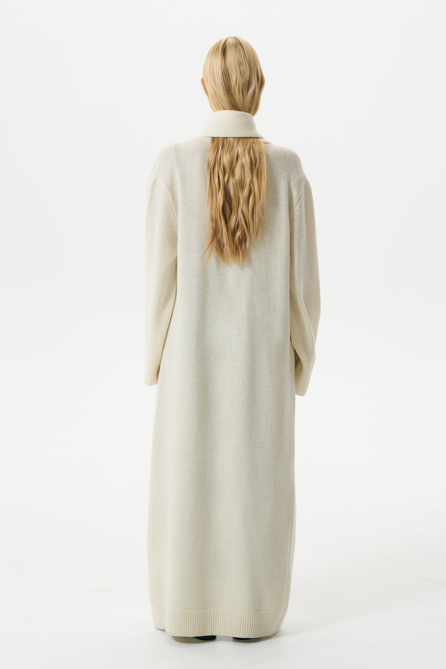 SIGNATURE CARDIGAN LONG | VANILLA
