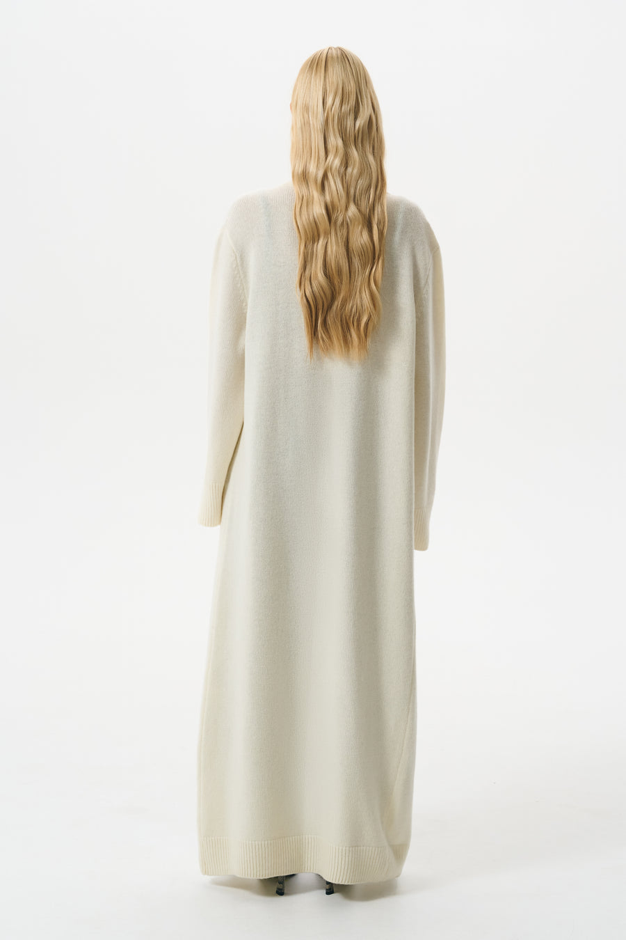 SIGNATURE CARDIGAN LONG | VANILLA