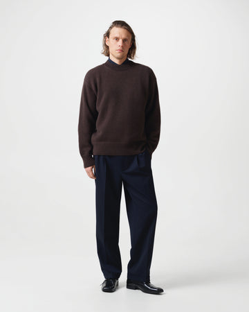 CLASSIC TAILORED TROUSERS NAVY
