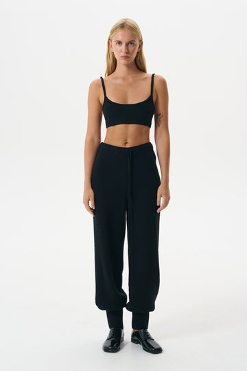 LAMBSWOOL MINI TOP| BLACK