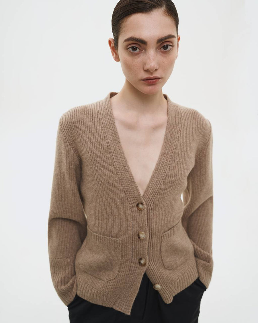 Iconic Cardigan Taupe